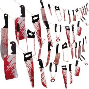 Halloween Party Decorations Bloody Banner: Horror Scary Garland Decor