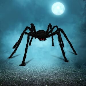 JOYIN Halloween Outdoor Decorations Hairy Spider, Scary Giant Spider Fake Large Props for Yard Party Decor