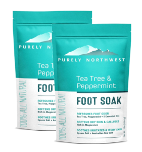 Tea Tree,Peppermint,MSM & Epsom Salt Foot Soak-for Athletes Foot Burning